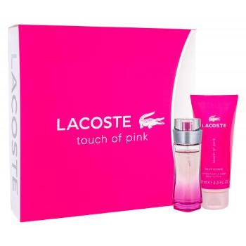 Lacoste Touch Of Pink zestaw Edt 30 ml + Mleczko do ciała 100 ml dla kobiet Uszkodzone pudełko