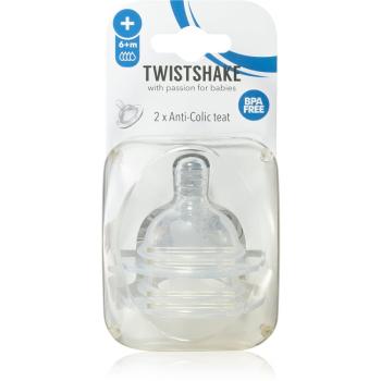 Twistshake Anti-Colic Teat smoczek do butelki Plus 6m+ 2 szt.