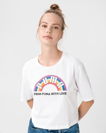 Puma Pride Graphic Koszulka Biały