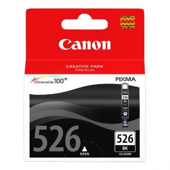 Canon originální ink CLI526BK, black, blistr s ochranou, 9ml, 4540B006, Canon Pixma  MG5150, MG5250, MG6150, MG8150