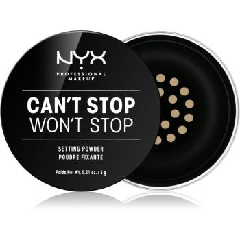NYX Professional Makeup Can't Stop Won't Stop puder sypki odcień 02 Light-medium 6 g