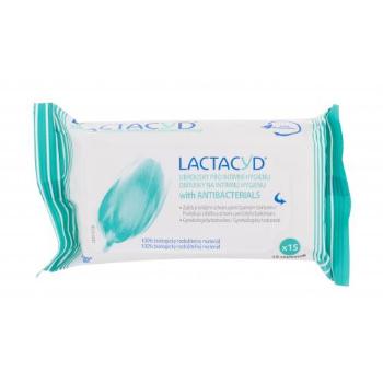 Lactacyd Pharma Antibacterial Cleansing Wipes 15 szt kosmetyki do higieny intymnej dla kobiet
