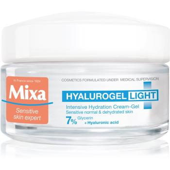 MIXA Hyalurogel Light krem nawilżający do twarzy z kwasem hialuronowym 50 ml