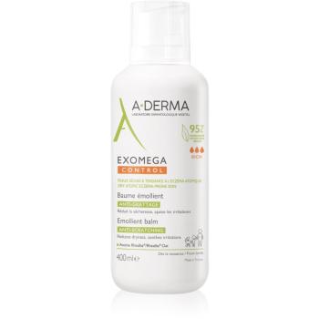 A-Derma Exomega Control łagodzące mleczko do ciała do bardzo suchej, wrażliwej i atopowej skóry przeciw podrażnieniom i swędzeniu skóry 200 ml