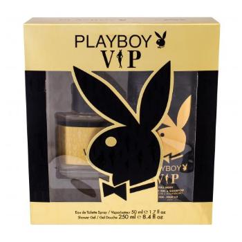 Playboy VIP For Him zestaw Edt 50 ml + Żel pod prysznic 250 ml dla mężczyzn Uszkodzone pudełko