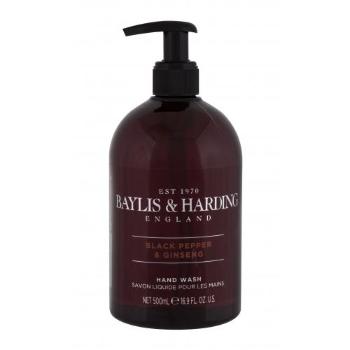Baylis & Harding For Him Black Pepper & Ginseng 500 ml mydło w płynie dla mężczyzn Uszkodzone opakowanie