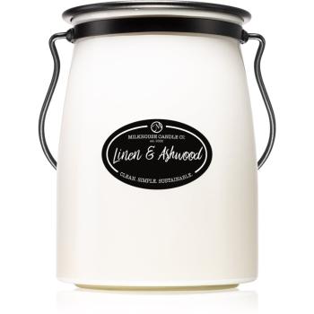 Milkhouse Candle Co. Creamery Linen & Ashwood świeczka zapachowa Butter Jar 624 g