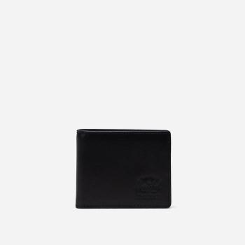 Portfel Herschel Hank Leather RFID Black 11151-00001