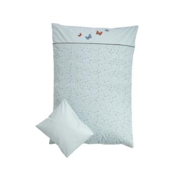 Be Be 's Collection Bed Linen 3D Butterfly Mint 100 x 135 cm