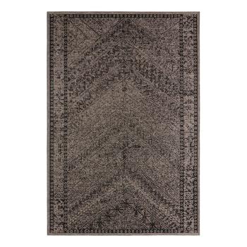 Brązowo-czarny dywan odpowiedni na zewnątrz NORTHRUGS Mardin, 70x140 cm