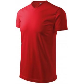 T-shirt o dużej gramaturze z krótkim rękawem, czerwony, XL