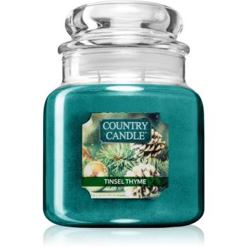 Country Candle Tinsel Thyme świeczka zapachowa 453 g