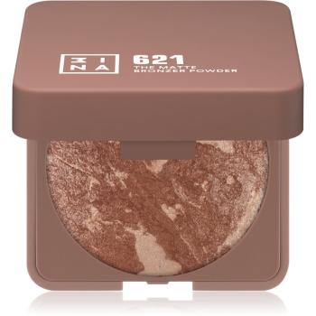 3INA The Bronzer Powder kompaktowy puder brązujący odcień The Glow 621 7 g