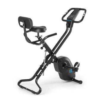 Capital Sports Azura X1 X-Bike, rower, do 120 kg, monitor pulsu, składany, 4 kg, czarny