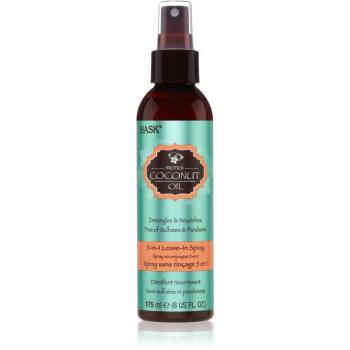 HASK Monoi Coconut Oil spray bez spłukiwania do nabłyszczania i zmiękczania włosów 175 ml