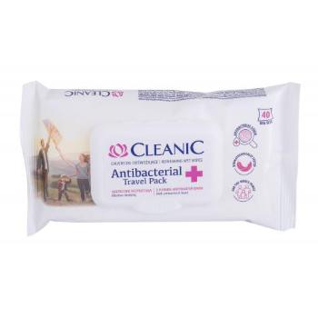 Cleanic Antibacterial Refreshing Travel Pack 40 szt chusteczki oczyszczające unisex