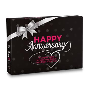 Spielehelden Happy Anniversary Black Edition, gra karciana dla par, 110 pytań, język angielski