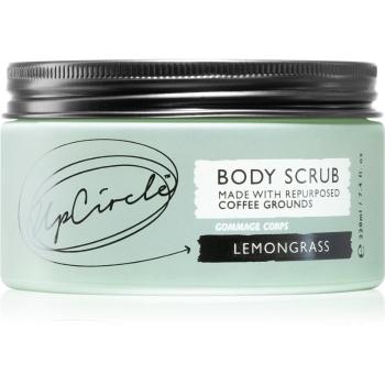 UpCircle Body Scrub Lemongrass kawowy peeling do ciała pod prysznic 220 ml