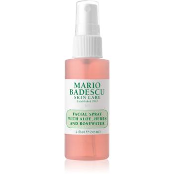 Mario Badescu Facial Spray with Aloe, Herbs and Rosewater tonizująca mgiełka do twarzy do rozjaśnienia i nawilżenia 59 ml