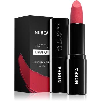 NOBEA Day-to-Day Matte Lipstick szminka matująca odcień Coral #M17 3 g