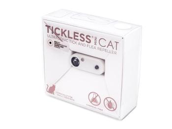 TICKLESS Mini Cat Ultradźwiękowy odstraszacz kleszczy i pcheł dla kotów Biały