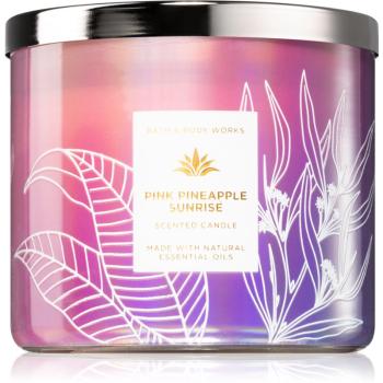 Bath & Body Works Pink Pineapple Sunrise świeczka zapachowa 411 g