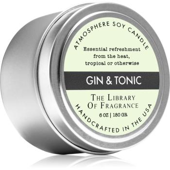 The Library of Fragrance Gin & Tonic świeczka zapachowa 180 g