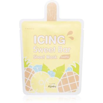 A´pieu Icing Sweet Bar Mask Pineapple maseczka płócienna o działaniu odświeżającym 21 g