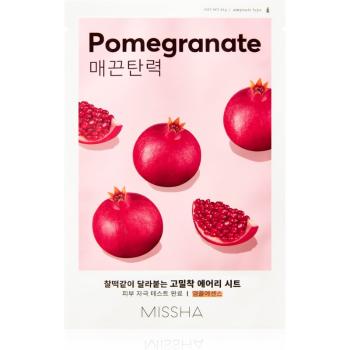 Missha Airy Fit Pomegranate maseczka płócienna o działaniu zmiękczającym i odświeżającym 19 g