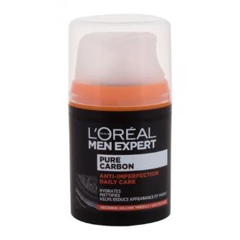 L'Oréal Paris Men Expert Pure Carbon Anti-Imperfection Daily Care 50 ml krem do twarzy na dzień dla mężczyzn Uszkodzone pudełko