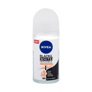 Nivea Black & White Invisible Ultimate Impact 48H 50 ml antyperspirant dla kobiet