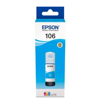 Epson originální ink C13T00R240, 106, cyan, 70ml, Epson EcoTank ET-7700, ET-7750, Express Premium ET-7750