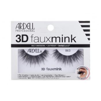 Ardell 3D Faux Mink 863 1 szt sztuczne rzęsy dla kobiet Black