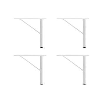 Białe metalowe nogi do szafek zestaw 4 szt. Mistral & Edge by Hammel – Hammel Furniture