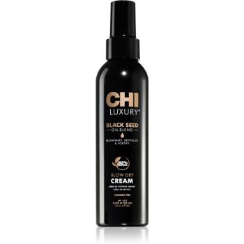 CHI Luxury Black Seed Oil Blow Dry Cream krem odżywczy i termo-ochronny do wygładzania włosów 177 ml