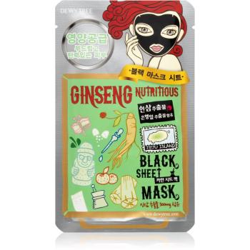 Dewytree Black Mask Ginseng maska odżywcza w płacie 30 g