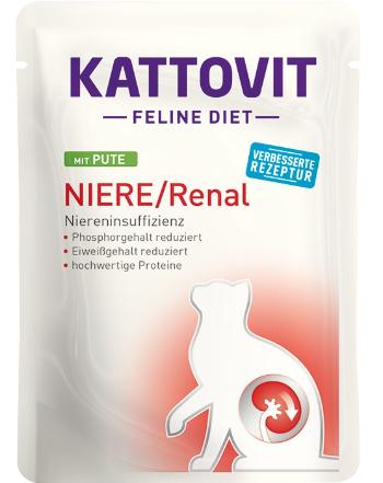 KATTOVIT Feline Diet Niere/Renal indyk 85 g