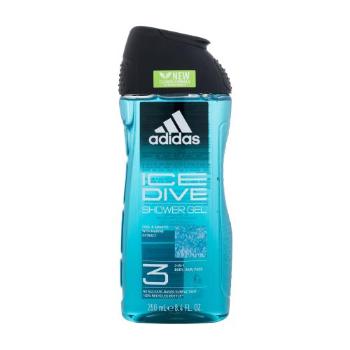 Adidas Ice Dive Shower Gel 3-In-1 250 ml żel pod prysznic dla mężczyzn