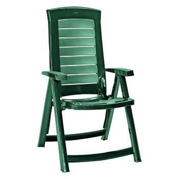 Zielone plastikowe krzesło ogrodowe Aruba − Keter