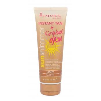 Rimmel London Sun Shimmer Instant Tan Gradual Glow 125 ml samoopalacz dla kobiet Light Matte