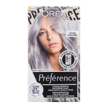 L'Oréal Paris Préférence Vivid Colors 60 ml farba do włosów dla kobiet Uszkodzone pudełko 10,112 Silver Grey