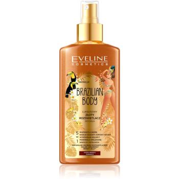 Eveline Cosmetics Brazilian Body nawilżający spray do ciała z błyszczącymi cząsteczkami 150 ml