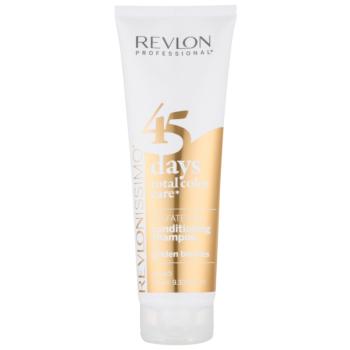 Revlon Professional Revlonissimo Color Care szampon i odżywka 2 w 1 dla średnich odcieni blond bez siarczanów 275 ml