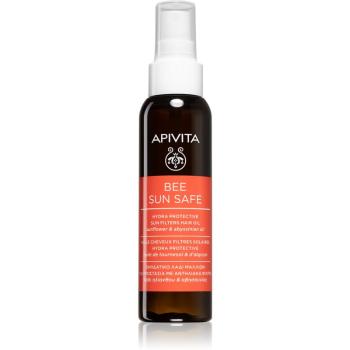 Apivita Bee Sun Safe olejek nawilżający do włosów narażonych na szkodliwe działanie promieni słonecznych 100 ml
