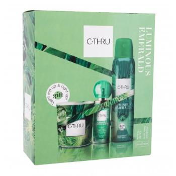 C-THRU Luminous Emerald zestaw Edt 30 ml + Dezodorant 150 ml + Świeczka dla kobiet