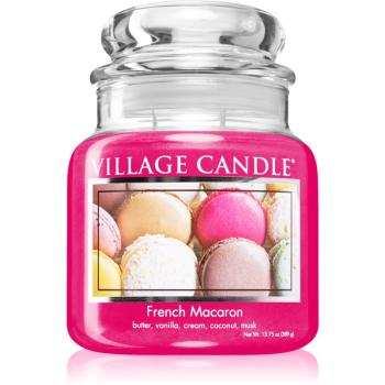 Village Candle French Macaroon świeczka zapachowa (Glass Lid) 389 g