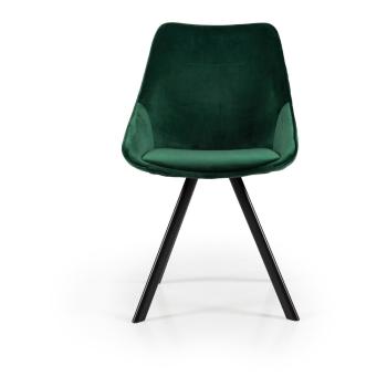 Zielone krzesło z aksamitnym obiciem Tenzo Ritz