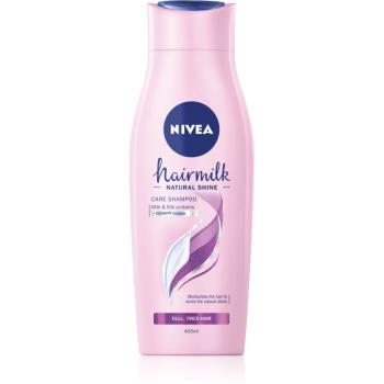 Nivea Hairmilk Natural Shine szampon pielęgnujący 400 ml