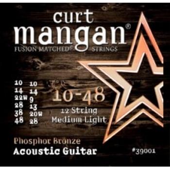 Curt Mangan 10-48 Phosphor Bronze 12 String 39001 Struny Do Gitary Akustycznej