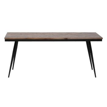 Stół z drewna tekowego BePureHome Rhombic, 180x90 cm